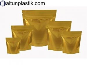 Doypack Ambalaj Altın Gold